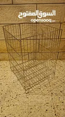  2 رفوف زجاج وخشب