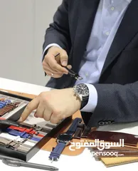  5 متوفر الان كساتك جلد وكتان .... لجميع انواع الساعات بولش ساعات  بأسعار منافسة للغاية