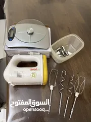  1 Tefla hand mixer and digital weigh scale