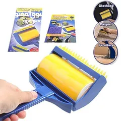  1 رول Sticky Buddy لإزالة الأوساخ والشعر الحل السريع والفعّال لتنظيف الأثاث، الملابس، والسجاد من الشعر