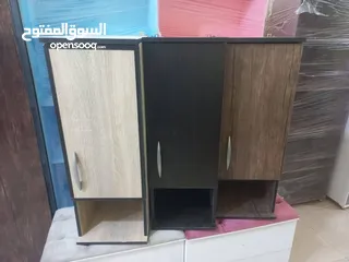  4 رفوف خشب شاشه ومطبخ وحمام وديكور حائط وستاند مكياج وجلاتين وكتب وصيدليه ومطبخ وغيره