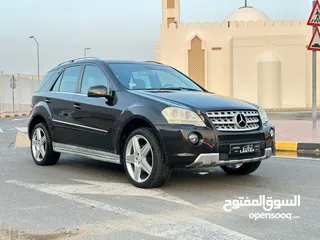  5 مرسيدس ML350موديل 2011خليجى بصمةفتحة جلد جناح خلفى بحالة ممتازة