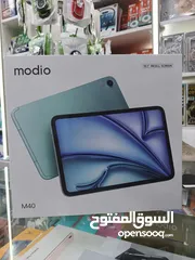  1 تابلت جديد بالكرتونه modio m40  كفاله سنه كامله  512gb12ram