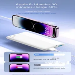  9 WIWU Power Bank 10000 mAh Dual USB  Type-C Output White -NEW -MEAGByte