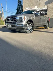  6 FORD F-150 2021 Lariat  Hybrid POWER-BOOST  فورد f150 بحال الوكاله- بدون الرقم