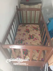  3 تخت اطفال بحالة الوكالة + كوت اطفال عرباية اطفال