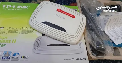  2 مقوي شبكة TP-Link جديد غير مستعمل  مع كامل أغراضه
