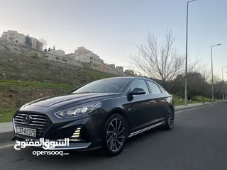  17 هيونداي سوناتا هايبرد 2019 وارد كوريا فحص كامل أوتوسكور 91% اوتوسكور  Hyundai Sonata hybrid 2019