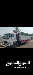  1 رافعة هياب شاحنة کرین ونش للایجار Hiab Truck with  Crane available for Rent