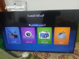  2 شاشه وانسا 55 انش بحاله ممتازه