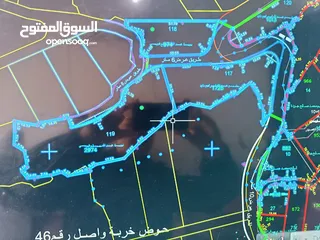  2 ارض مساحة اربعة دونوم للبيع