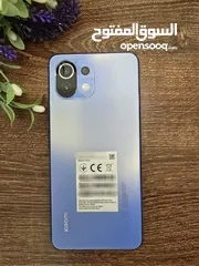  1 متوفر جهاز Xiaomi Mi 11 Lite بكرتونته مع كافة أغراضه مع هدية Air pods جديد
