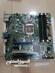  9 5 قطع كمبيوتر بي سي. غطاء كمبيوتر ومذربورد وباور سبلاي وقطعة رام ddr3 ومبرد هوائي ومعجون حراري