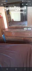  1 غرفة نوم ماستر  مستعملة  تخت king size مع 2كومدينه وتواليت وملحق