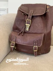  13 حقيبة ظهر جلد بافالو فاخر جديدة- للصبايا والشباب