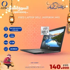  1 USED LAPTOP DELL INSPIRON 3493