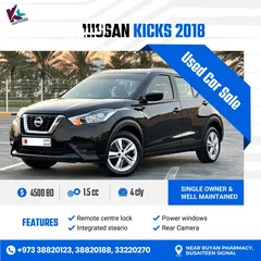  1 *NISSAN KICKS 2018 BLACK EDITION SINGLE OWNER