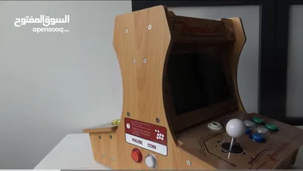  5 مستعجل - جهاز Arcade خشبي يشغل 5000 لعبة…شاشتين 10.1 انش