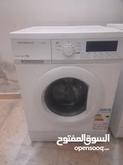  1 غسالة دايو بحال الوكاله 8 كيلو