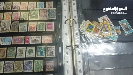  13 ألبوم طوابع كبييرررررر  معظم الطوابع للدول العربيه  أكثر من 2200 60 صفحه