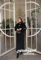  2 جكيت فرو قماش كثير فخم وثقيل