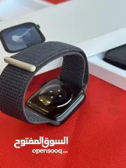  5 Apple watch S9 45mm بطارية 100٪؜ كفالة ابل 8 شهور