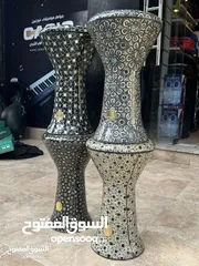  6 طبله مقاس 23 احترافي صدف ازرق كولتي عالي فقط ب 275 دينار