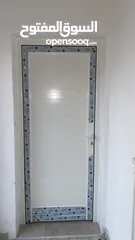  2 aluminum door window shutter decor glass and reapair work
