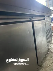  4 ثلاجة عرض سلطات ستايلس غذائي كاملة مع خزينة تبريد بابين تفصيل شركة بسطة سلطات طاولة سلطات
