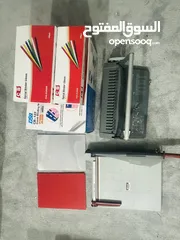  1 Comb Binding machine CB - 122 , Paper trimmer KW-triO 13921 and spiral binder 10mm set and 14mm set