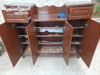  2 خزانة خشب اثاث خارجي