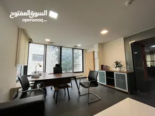  8 OFFICE SPACE- BUSINESS CENTER FOR RENT/مساحات مكتبية - مركز تجاري للإيجار