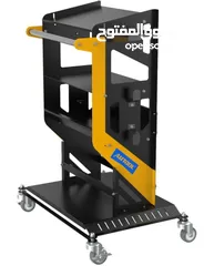  3 يتوفر لدينا #Rolling_utility_cart  طاوله لتنظيم اجهزة الفحص  قوية ومتينة ...