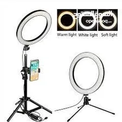  2 رينج لايت 10 انش ثلاثة الوان ring light color 10inch