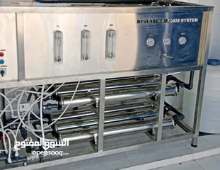  12 تجهيز وتركيب محطه تحليه مياه الشرب وفلاتر الماء ومصنع كاسات الماء تعبئة وتغليف بكل انحاء المملكة