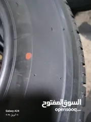  12 القياس 17 65 255 برجيستون زيرو ياباني اورجنال من اعلا المواصفات بالاطارات العالميه دبل قومه دبل ستيل