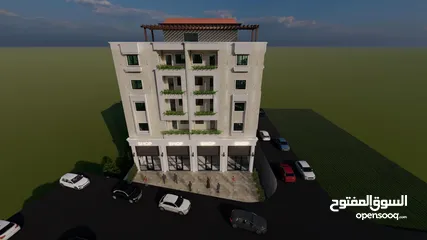  6 شقق للبيع في مزموريا دار صلاح مساحه 135/145 طابو عظم