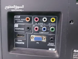  4 شاشة تلفزيون SHARP LED