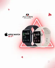  1 APPLR WATCH SE 44 إس اي 44 ملم جديد مسكره فلكرتونه  كفاله سنه 12 شهر من ابل