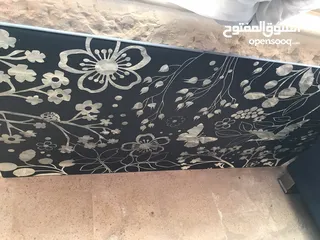  2 زجاج سوكريت مزخرف حراري 10 ملم ولا خدش بحال الوكالة 100/100