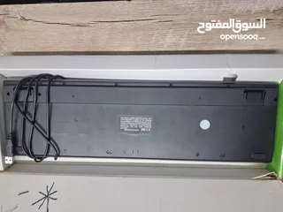  3 كيبورد مضيئ بحاله الوكاله غير مستخدم