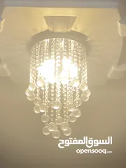  1 اضاءه كرستال 3 لفات 6 شمعات