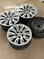  3 جنطات كامري اصلي مع طاسات