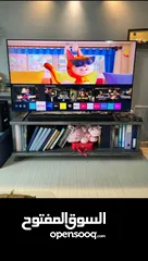  1 للبيع شاشه samsung QLED Q60C 65 inch شاشه استخدام شهر جميع اغراضها وكرتونتها معها طبعا الشاشه مواصفا