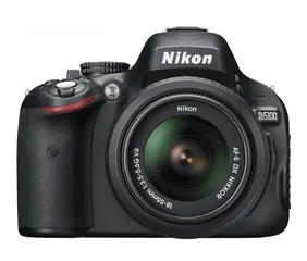  3 Nikon D5100   كاميرا احترافية نظيفة جداً استخدام بسيط ومع جميع ملحقاتها مناسبة لكل انواع التصوير