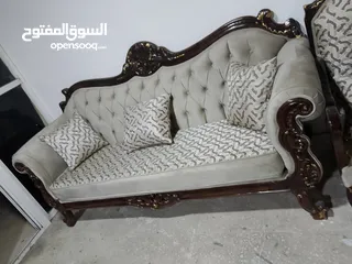  1 طقم كنب تم تجديده غير مستعمل