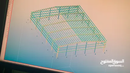  2 رسام 3D steel structure خبرة 5 سنوات  سرعة ودقة بلعمل