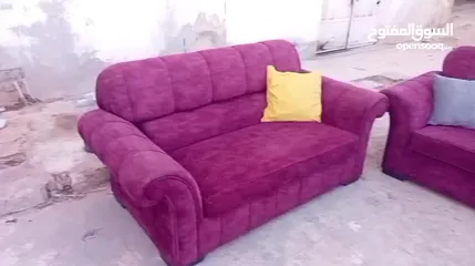  2 طقم كنب كورنر مستعمل بحالة جيدة