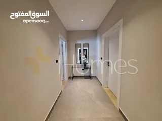  5 شقة طابق اول مفروشة للايجار في جبل عمان بمساحة بناء 120م