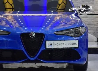  4 Alfa Romeo Giulia Q2 Veloce ( 2023 Model ) in Blue Color GCC Specs